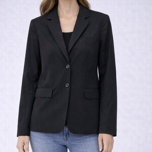 Theory Reiss Classic Crepe Single Button Blazer 8